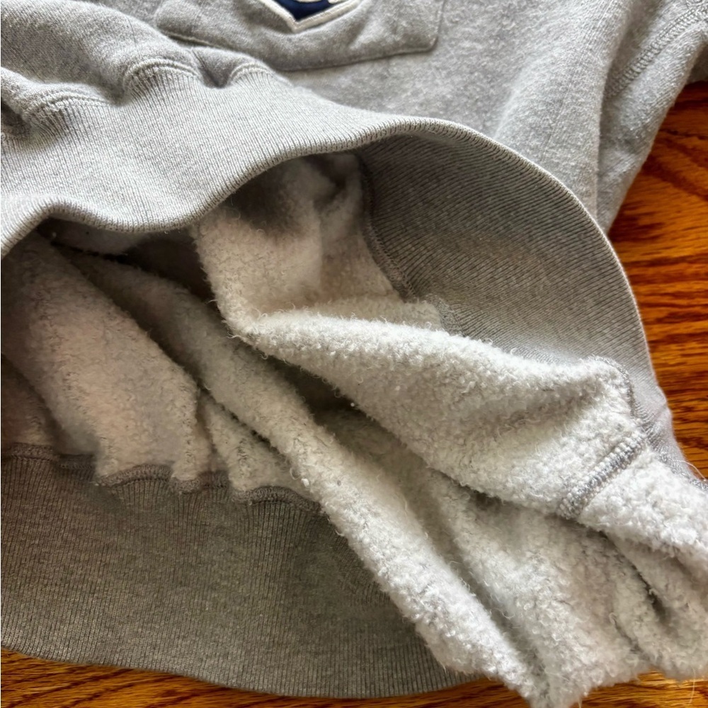 Ralph Lauren Gray Mock Neck Sweatshirt - Medium - Tennis Creat - Picture 6 of 8